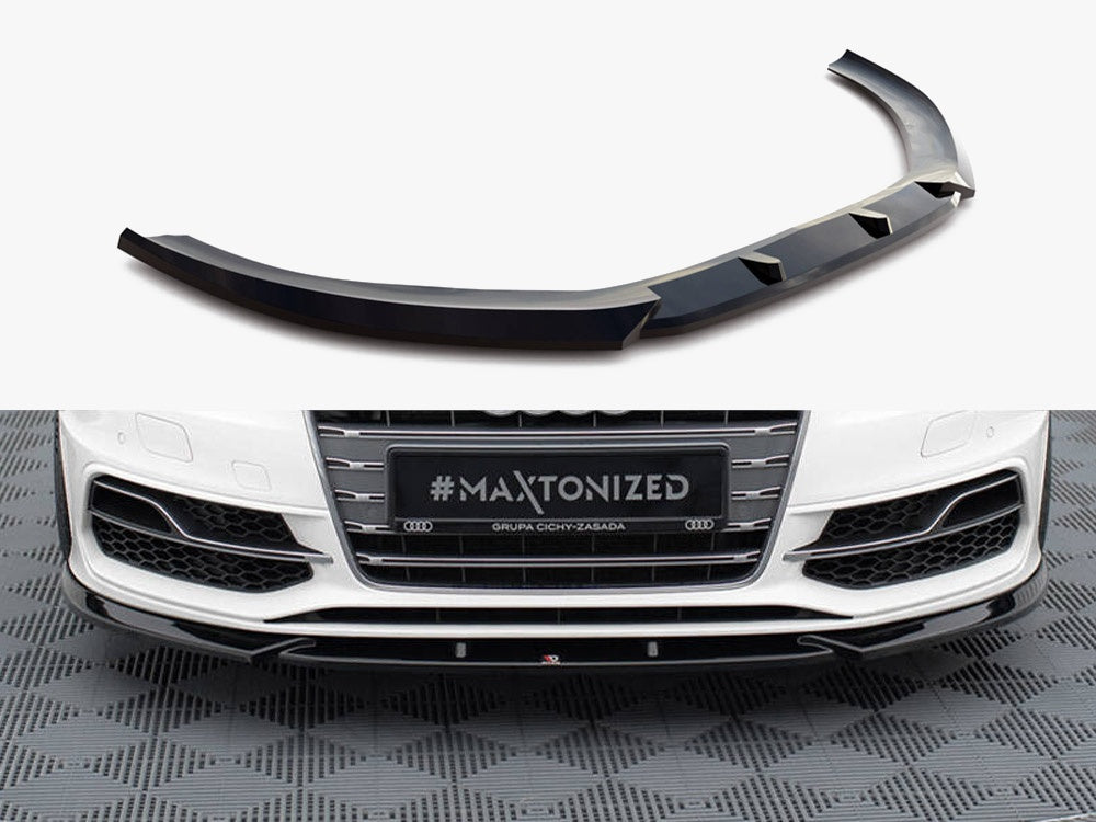 Front Splitter V.2 compatible with Audi S3 / A3 S Line Sportback / Hatchback 8V