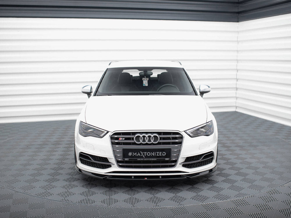 Front Splitter V.2 compatible with Audi S3 / A3 S Line Sportback / Hatchback 8V