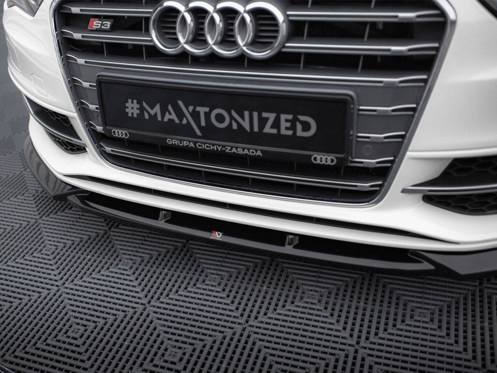 Front Splitter V.2 compatible with Audi S3 / A3 S Line Sportback / Hatchback 8V