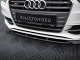 Front Splitter V.2 compatible with Audi S3 / A3 S Line Sportback / Hatchback 8V