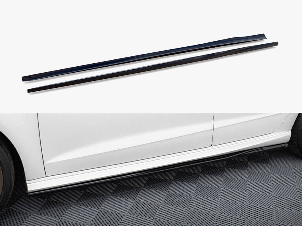 Side Skirt Diffusers V.3 compatible with Audi S3 / A3 S Line Sportback 8V / 8V Facelift