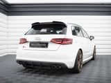 Street PRO Rear Diffuser compatible with Audi S3 Sportback / Hatchback 8V