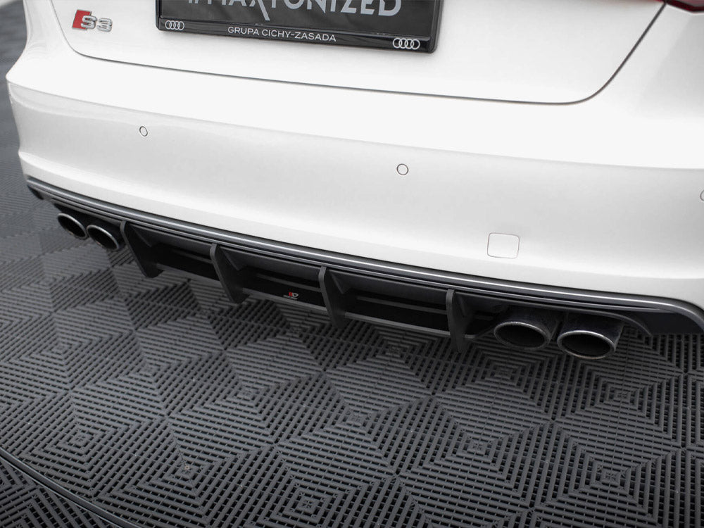 Street PRO Rear Diffuser compatible with Audi S3 Sportback / Hatchback 8V