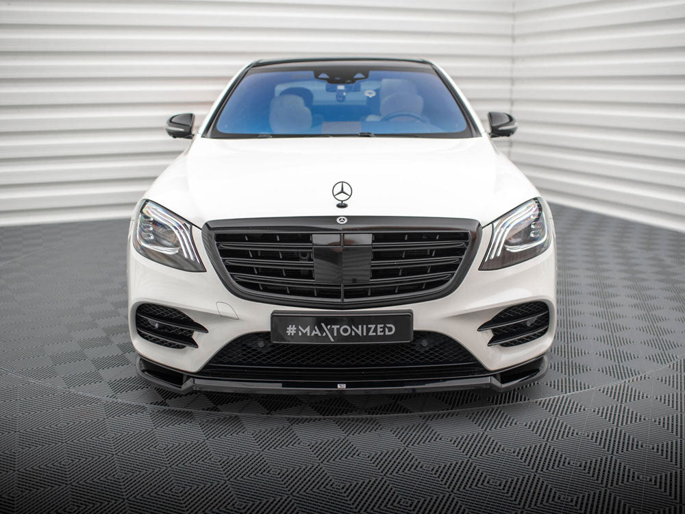 Front Splitter V.1 compatible with Mercedes-Benz S AMG Line W222 Facelift