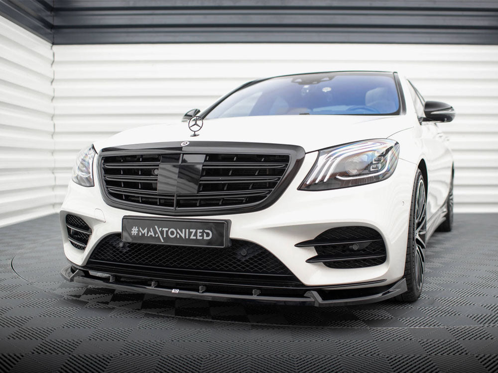 Front Splitter V.2 compatible with Mercedes-Benz S AMG Line W222 Facelift