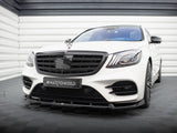 Front Splitter V.2 compatible with Mercedes-Benz S AMG Line W222 Facelift
