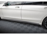 Side Skirt Diffusers compatible with Mercedes-Benz S Long AMG Line W222