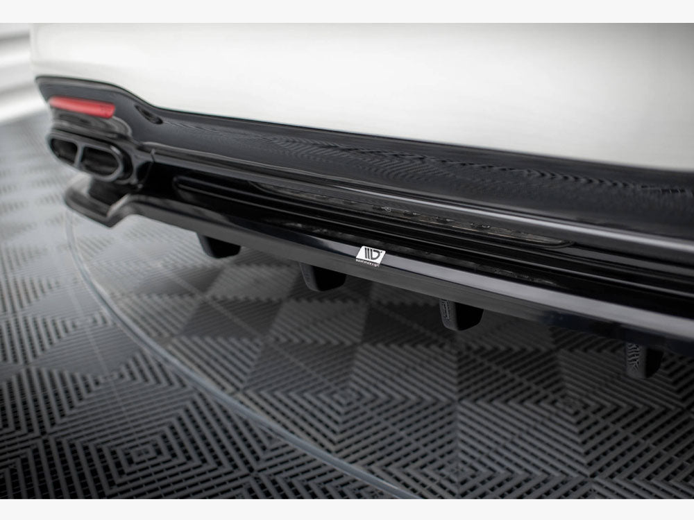 Rear Splitter (Vertical Bars) compatible with Mercedes-Benz S AMG Line W222 Facelift