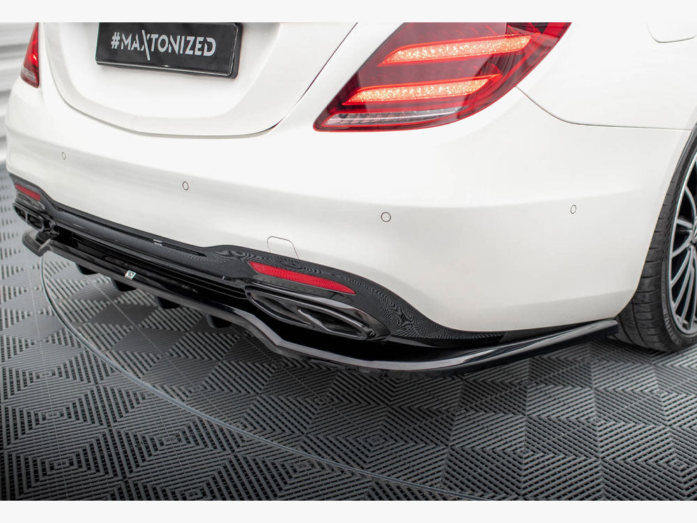 Rear Splitter (Vertical Bars) compatible with Mercedes-Benz S AMG Line W222 Facelift