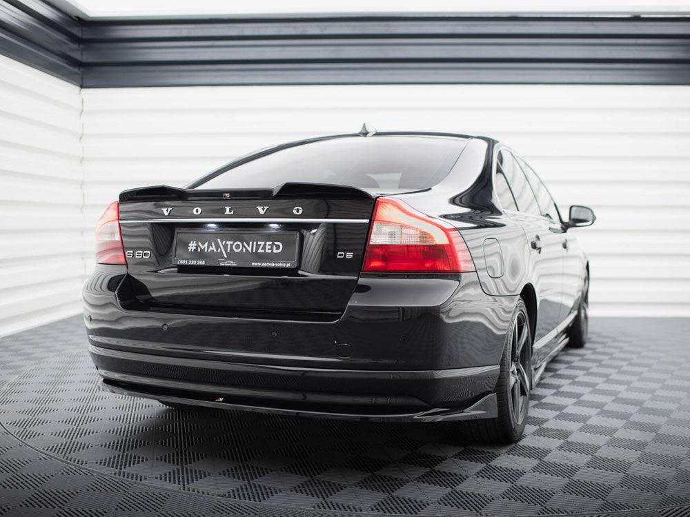 Central Rear Splitter compatible with Volvo S80 Mk2