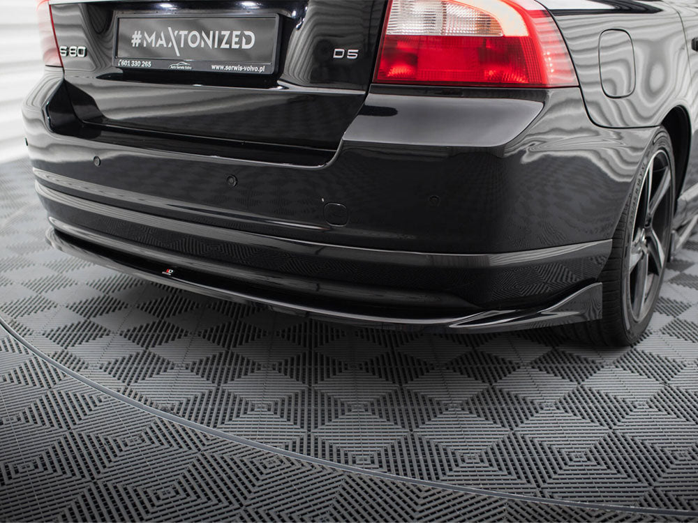 Central Rear Splitter compatible with Volvo S80 Mk2