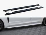Side Skirts Diffusers compatible with Porsche Panamera GTS 971 - Textured