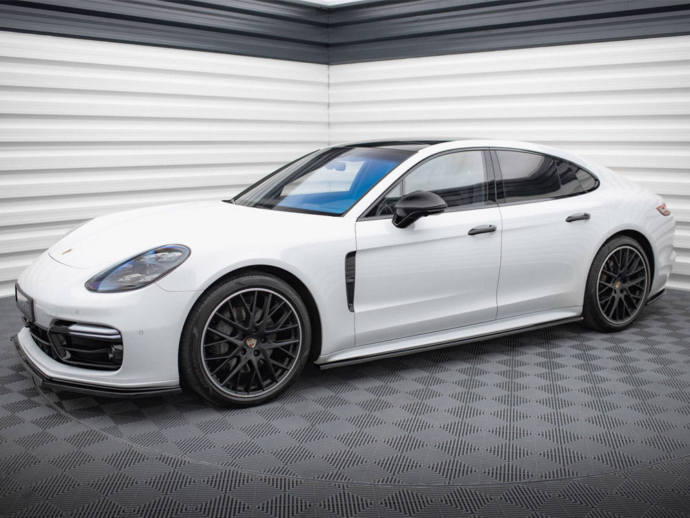 Side Skirts Diffusers compatible with Porsche Panamera GTS 971 - Textured