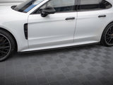 Side Skirts Diffusers compatible with Porsche Panamera GTS 971 - Textured