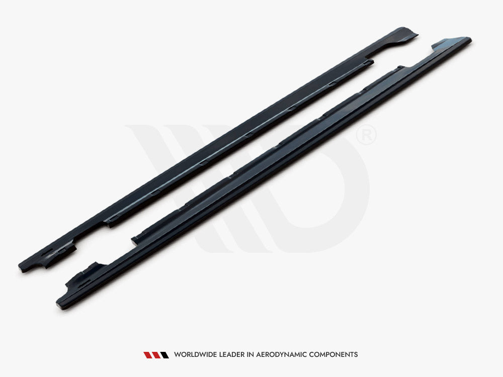 Side Skirts Diffusers compatible with Porsche Panamera GTS 971 - Textured