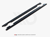 Side Skirts Diffusers compatible with Porsche Panamera GTS 971 - Textured