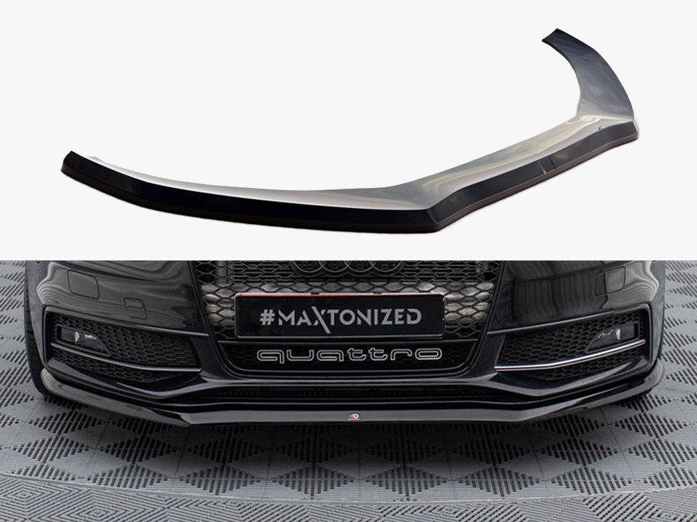 Front Splitter V.1 compatible with Audi S4 / A4 S Line B8 FL