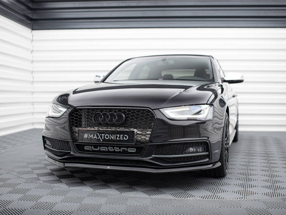 Front Splitter V.1 compatible with Audi S4 / A4 S Line B8 FL