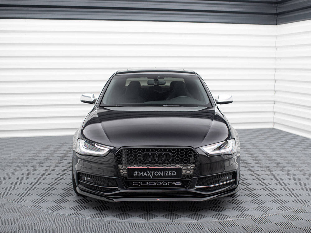 Front Splitter V.1 compatible with Audi S4 / A4 S Line B8 FL