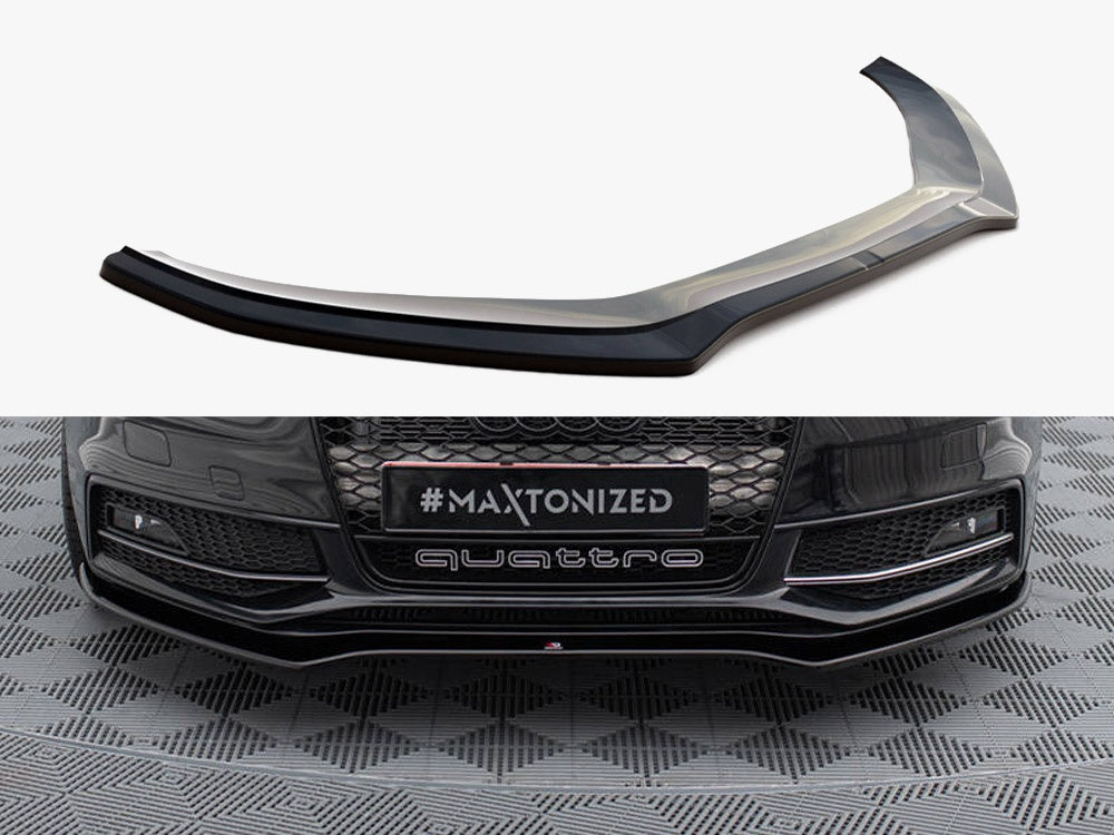 Front Splitter V.2 compatible with Audi S4 / A4 S Line B8 FL