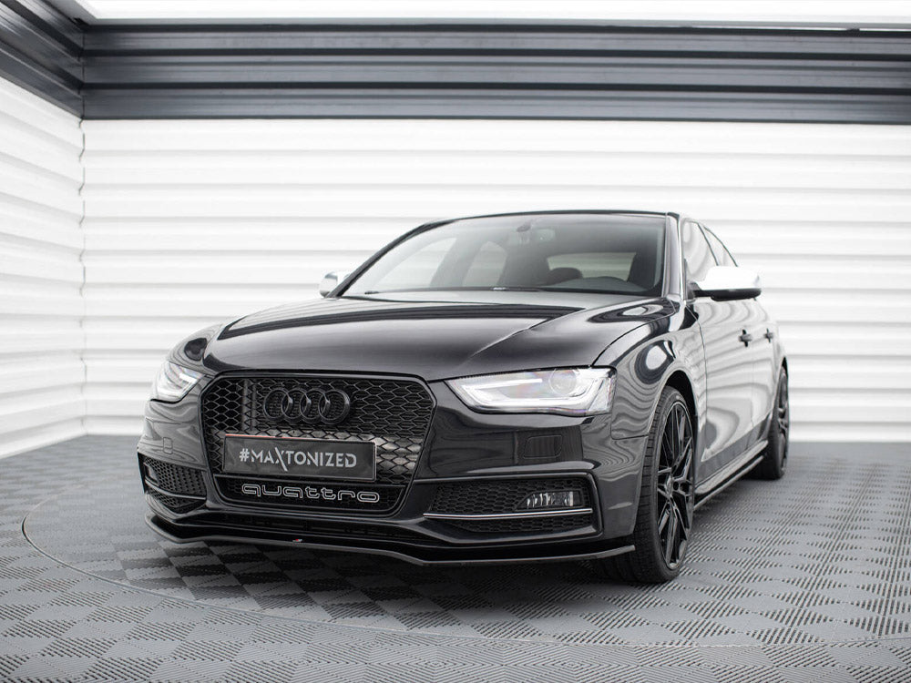 Front Splitter V.2 compatible with Audi S4 / A4 S Line B8 FL