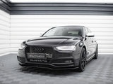 Front Splitter V.2 compatible with Audi S4 / A4 S Line B8 FL