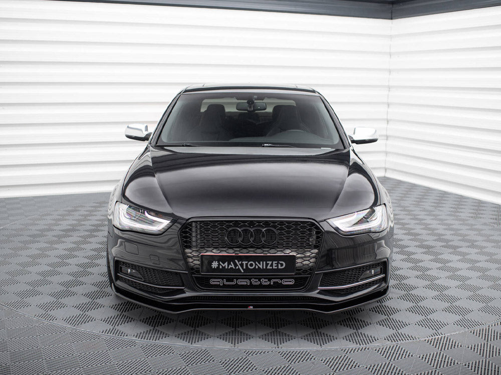 Front Splitter V.2 compatible with Audi S4 / A4 S Line B8 FL