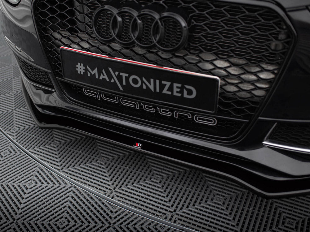 Front Splitter V.2 compatible with Audi S4 / A4 S Line B8 FL