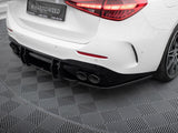 Rear Side Splitters compatible with Mercedes-Benz C AMG Line / 43 AMG W206
