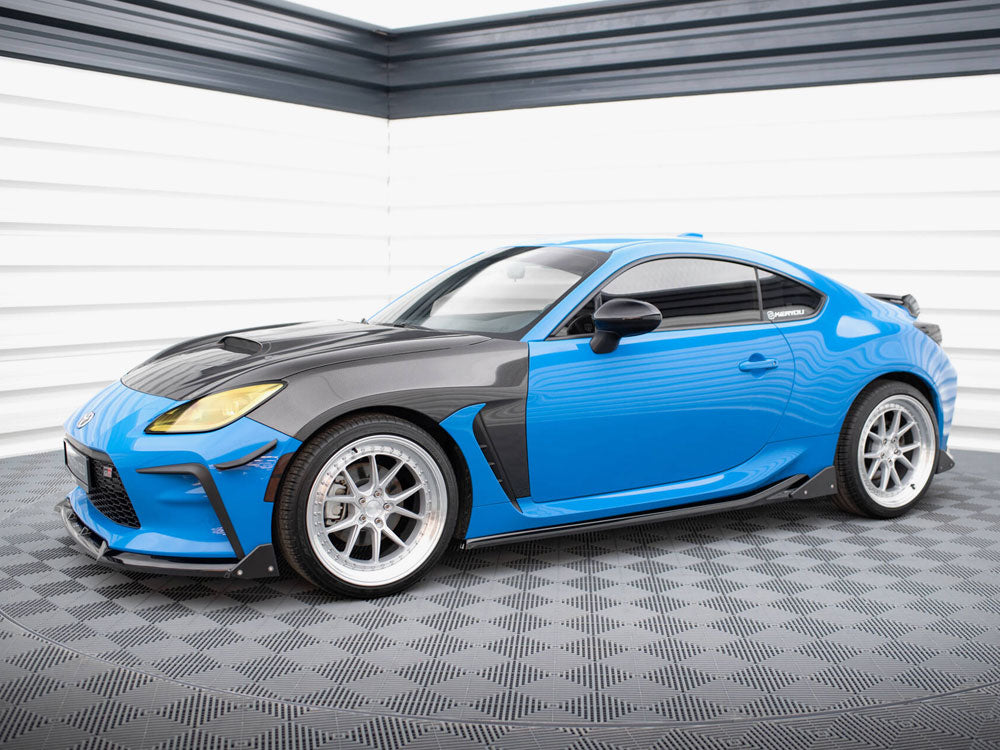 Side Skirts Diffusers V.1 + Flaps compatible with Toyota GR86 Mk1