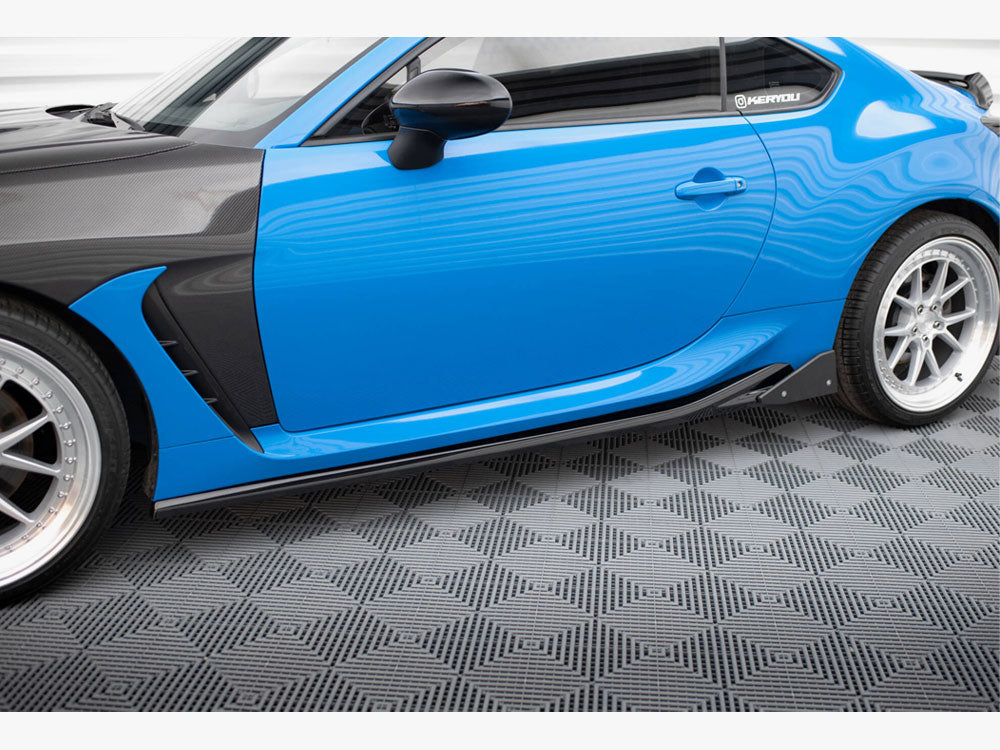 Side Skirts Diffusers V.1 + Flaps compatible with Toyota GR86 Mk1