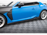 Side Skirts Diffusers V.1 + Flaps compatible with Toyota GR86 Mk1
