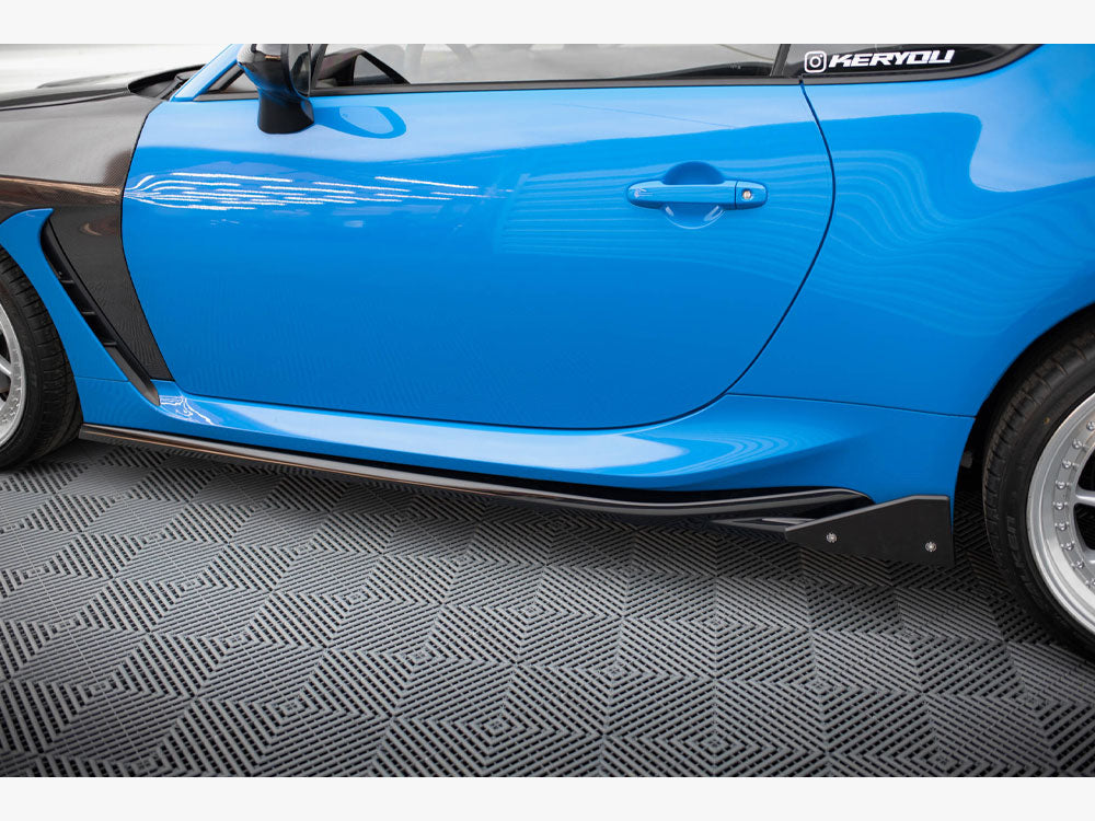 Side Skirts Diffusers V.1 + Flaps compatible with Toyota GR86 Mk1
