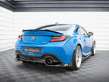 Central Rear Splitter (Vertical Bars) V.1 + Flaps compatible with Toyota GR86 Mk1