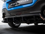 Central Rear Splitter (Vertical Bars) V.1 + Flaps compatible with Toyota GR86 Mk1