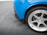 Central Rear Splitter (Vertical Bars) V.1 + Flaps compatible with Toyota GR86 Mk1