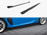 Street PRO Side Skirts Diffusers V.1 + Flaps compatible with Toyota GR86 Mk1