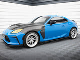 Street PRO Side Skirts Diffusers V.1 + Flaps compatible with Toyota GR86 Mk1