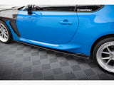 Street PRO Side Skirts Diffusers V.2 compatible with Toyota GR86 Mk1