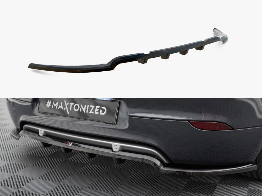 Rear Splitter (Vertical Bars) compatible with Renault Megane GT Mk3 Facelift