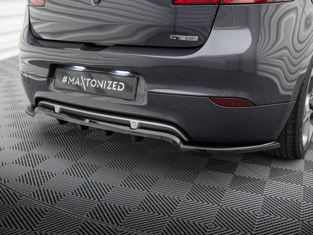 Rear Splitter (Vertical Bars) compatible with Renault Megane GT Mk3 Facelift