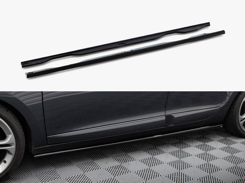Side Skirts Diffusers compatible with Renault Megane GT Mk3 Facelift