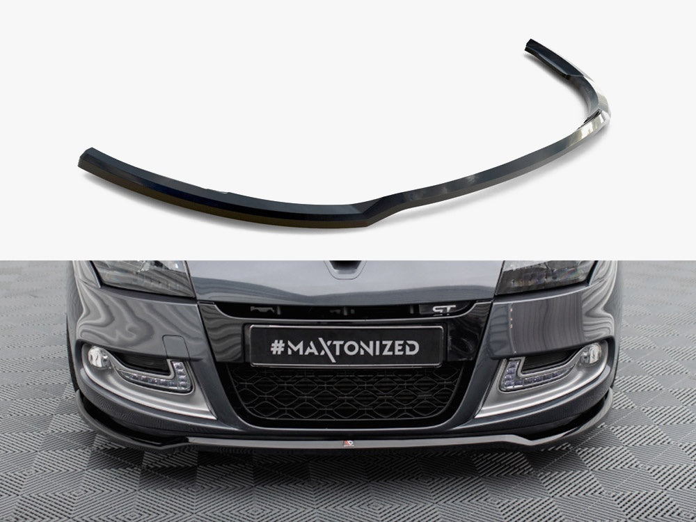 Front Splitter V.1 compatible with Renault Megane GT Mk3 Facelift