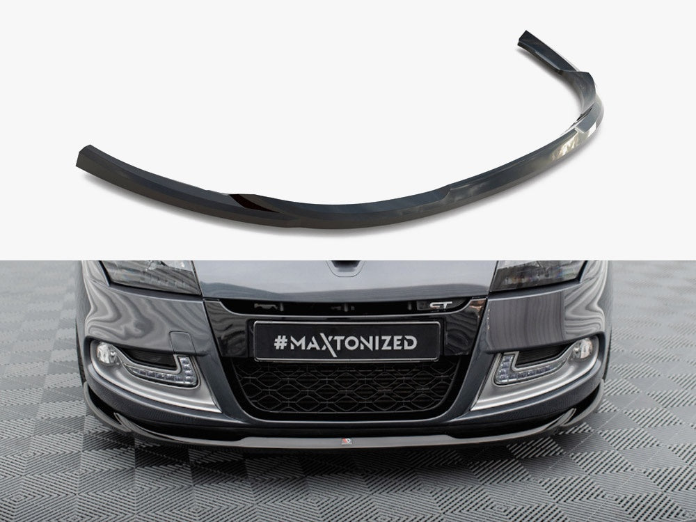 Front Splitter V.2 compatible with Renault Megane GT Mk3 Facelift