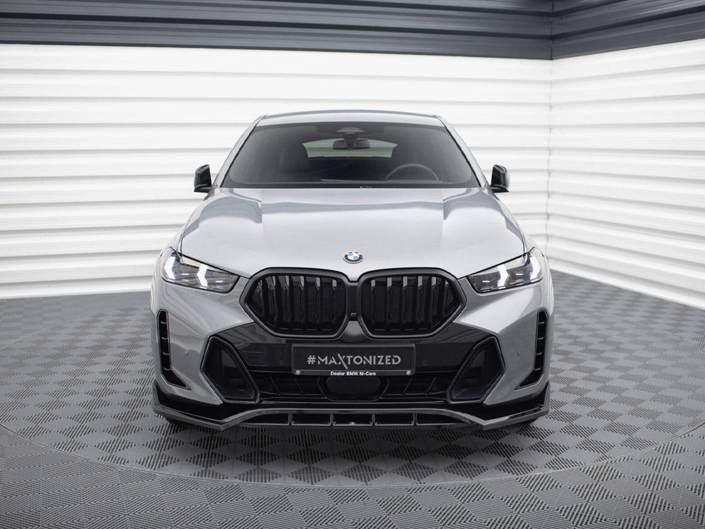Front Splitter V.2 compatible with BMW X6 M-Pack G06 Facelift
