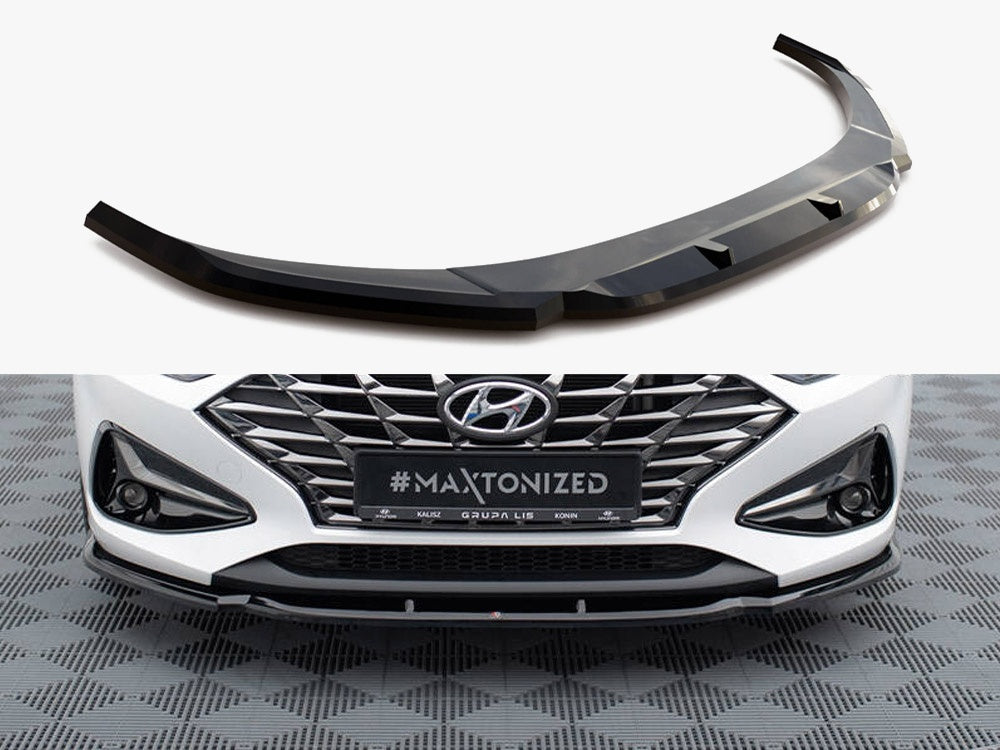 Front Splitter V.1 compatible with Hyundai i30 Mk3 Facelift