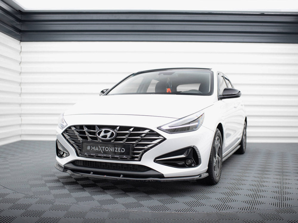 Front Splitter V.1 compatible with Hyundai i30 Mk3 Facelift