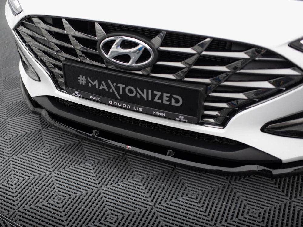 Front Splitter V.1 compatible with Hyundai i30 Mk3 Facelift