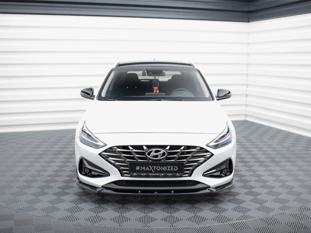 Front Splitter V.2 compatible with Hyundai i30 Mk3 Facelift
