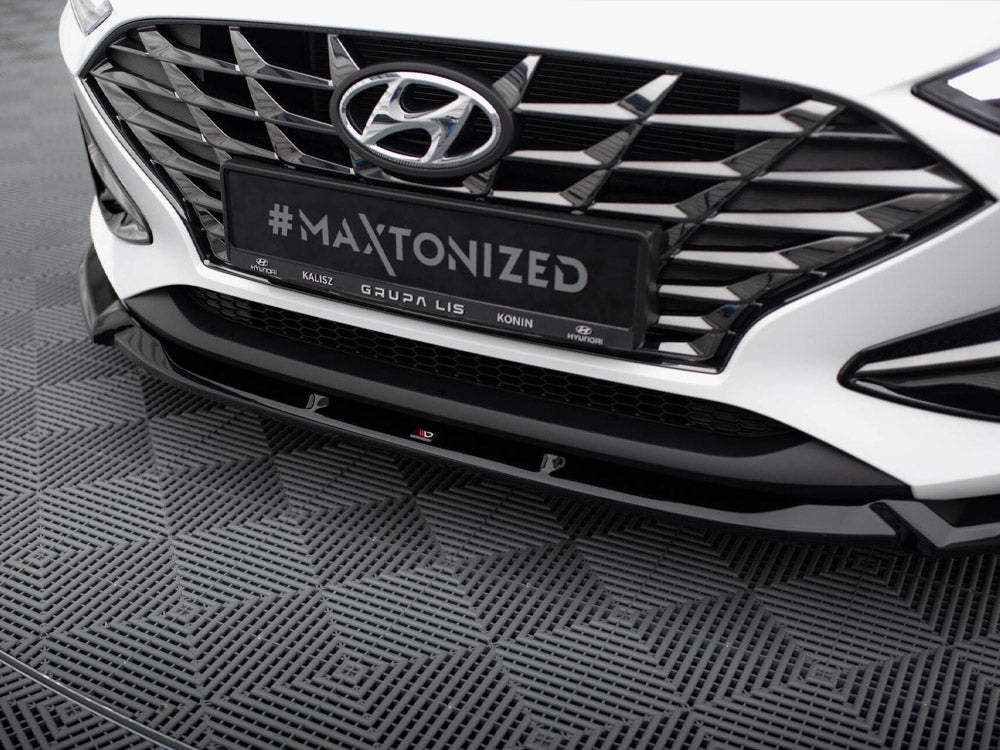 Front Splitter V.2 compatible with Hyundai i30 Mk3 Facelift